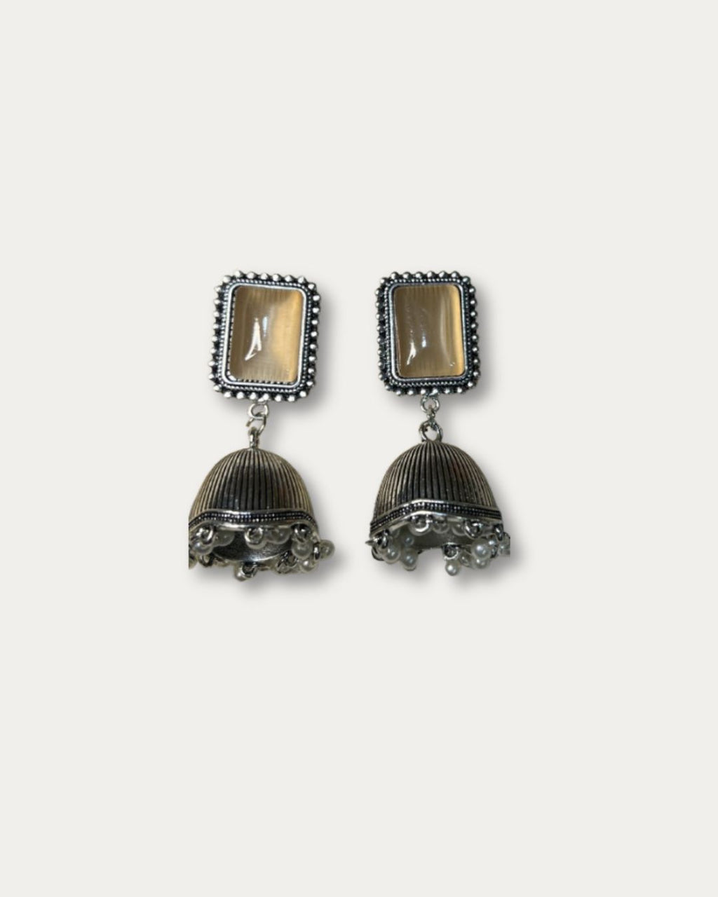 Jhumka Earrings Rectangular