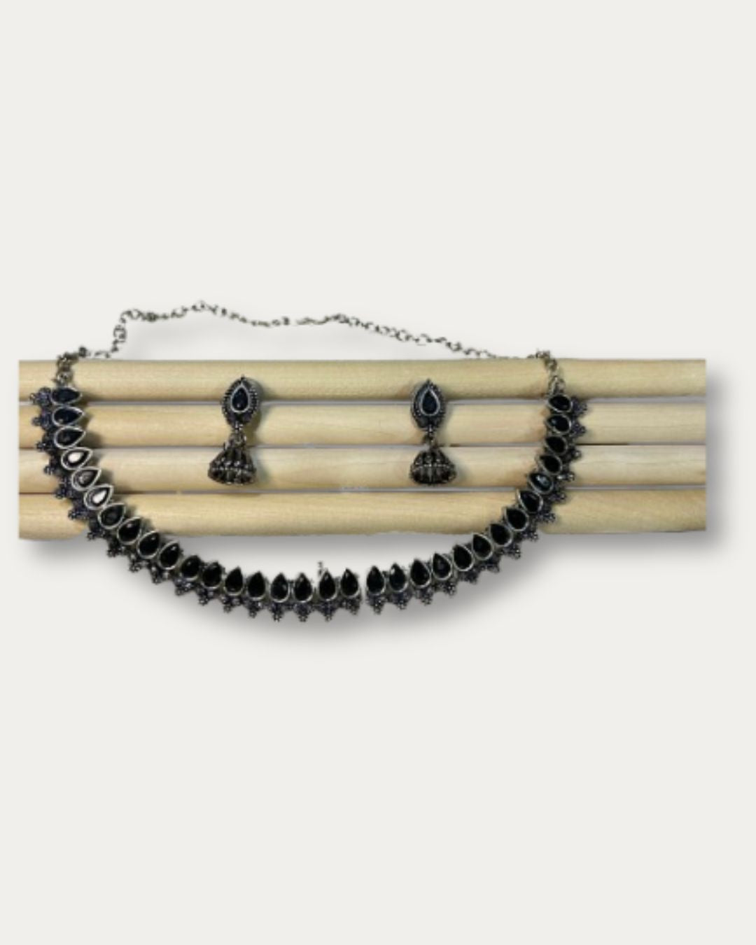 Teardrop Choker Necklace Set