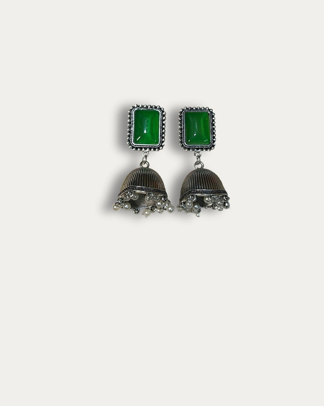 Jhumka Earrings Rectangular