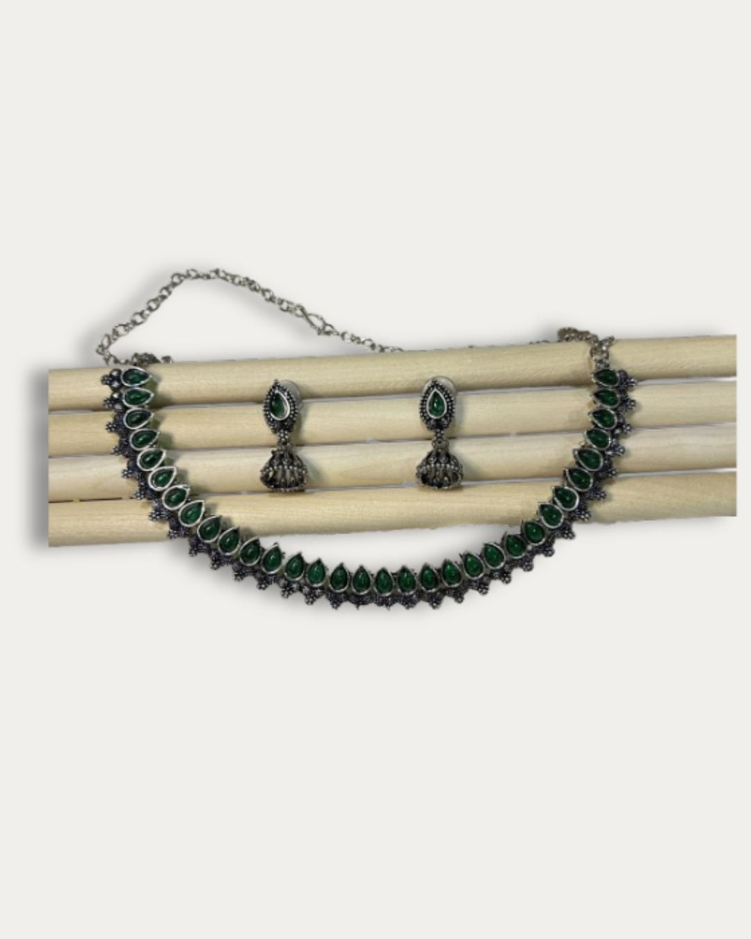 Teardrop Choker Necklace Set