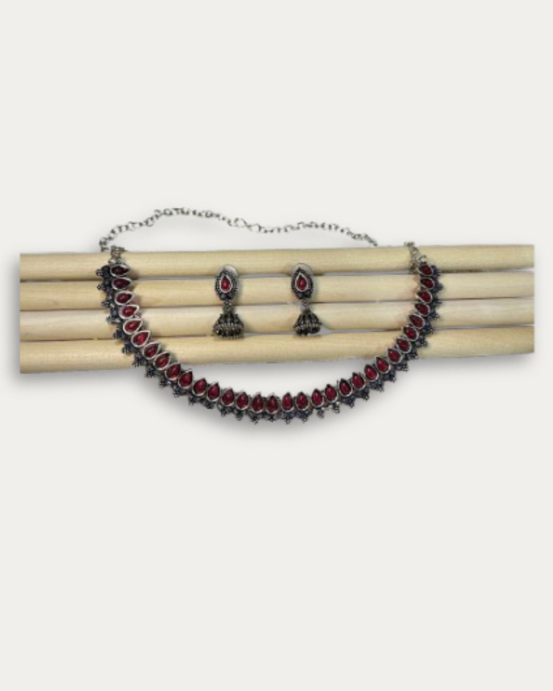 Teardrop Choker Necklace Set